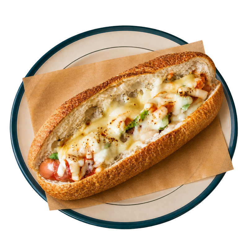 DOUBLE SAUSAGE BIG PIZZADOG